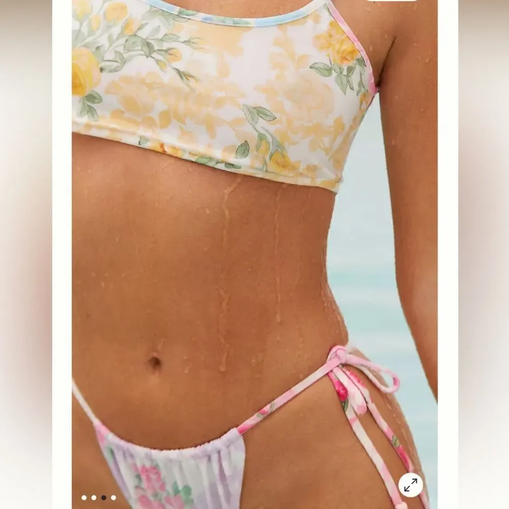 Miyo Bikini Set in Rainbow Clouds